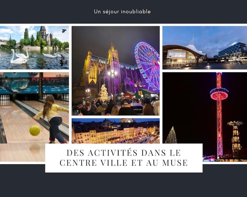 Апартаменты Lumineux Et Cosy, Avec Parking, 2 Mn Gare, 2Mn Muse, 5Mn Centre Мец Экстерьер фото